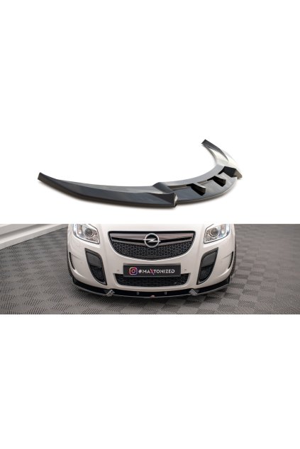 Maxton Design spoiler pod přední nárazník ver.2 pro Opel Insignia OPC Mk1, carbon-Look