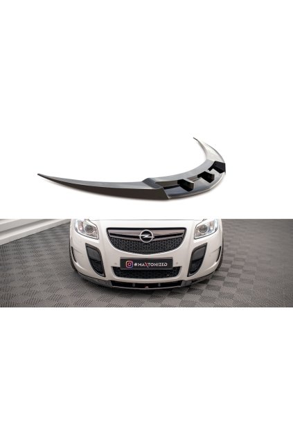Maxton Design spoiler pod přední nárazník pro Opel Insignia OPC Mk1, černý lesklý plast ABS