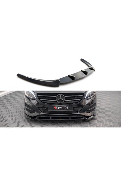 Maxton Design spoiler pod přední nárazník pro Mercedes třída B W246 Facelift, carbon-Look