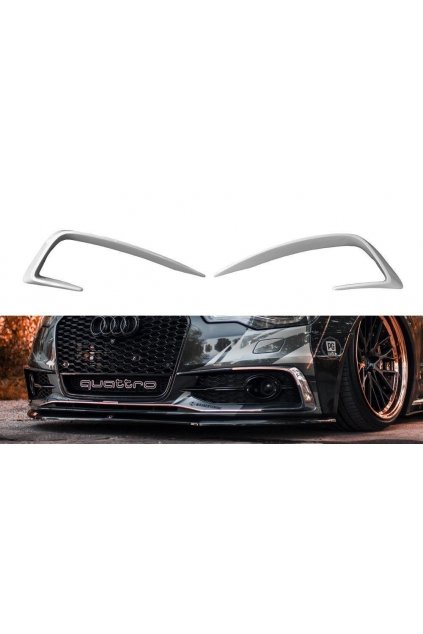 Maxton Design rámečky předního nárazníku pro Audi A6 C7