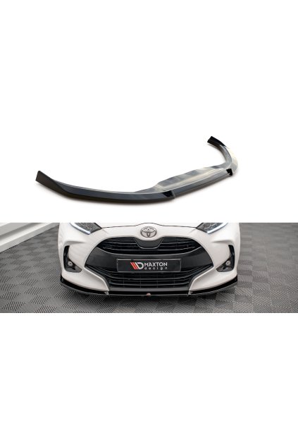 Maxton Design spoiler pod přední nárazník ver.3 pro Toyota Yaris Mk4, carbon-Look