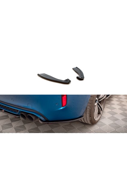 Maxton Design boční difuzory pod zadní nárazník pro BMW X6 M F86, carbon-Look