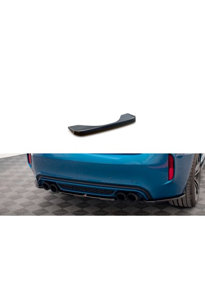 Maxton Design středový spoiler pod zadní nárazník pro BMW X6 M F86, carbon-Look