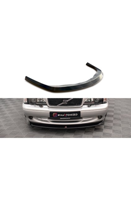 Maxton Design spoiler pod přední nárazník pro Volvo C70 Mk1, černý lesklý plast ABS