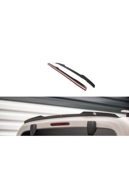 Maxton Design prodloužení spoileru pro Citroen Berlingo Mk3, carbon-Look