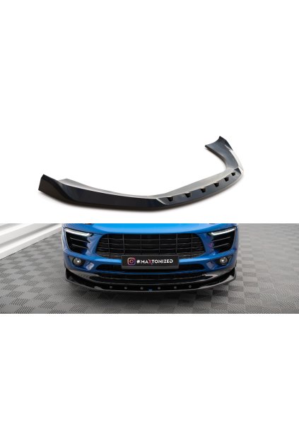 Maxton Design spoiler pod přední nárazník pro Porsche Macan Mk1, carbon-Look