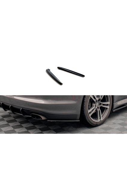 Maxton Design boční difuzory pod zadní nárazník pro Porsche Panamera 970 Diesel, 970 Standard, carbon-Look