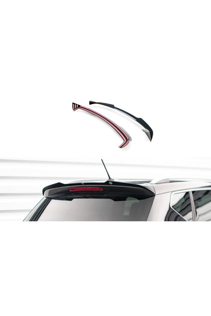 Maxton Design prodloužení spoileru pro Seat Ateca Mk1, carbon-Look