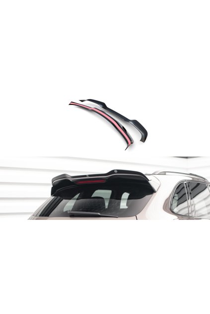 Maxton Design prodloužení spoileru pro Porsche Cayenne Mk2, carbon-Look