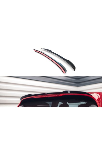 Maxton Design prodloužení spoileru pro Porsche Macan Mk1 Facelift, carbon-Look