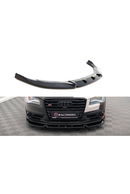 Maxton Design spoiler pod přední nárazník ver.2 pro Audi S8 D4, carbon-Look
