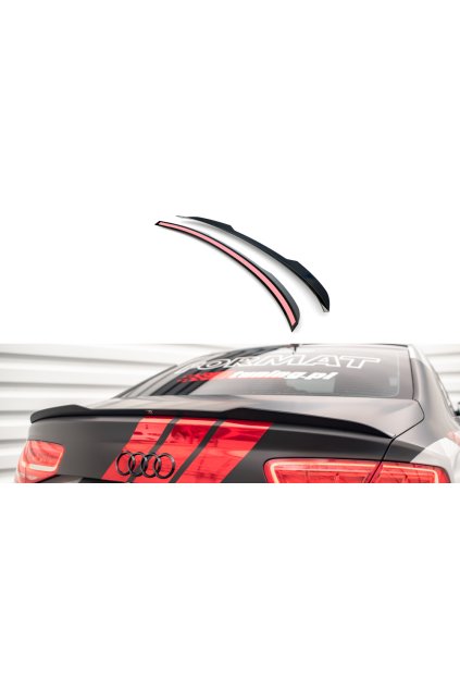 Maxton Design prodloužení spoileru pro Audi S8 D4, carbon-Look