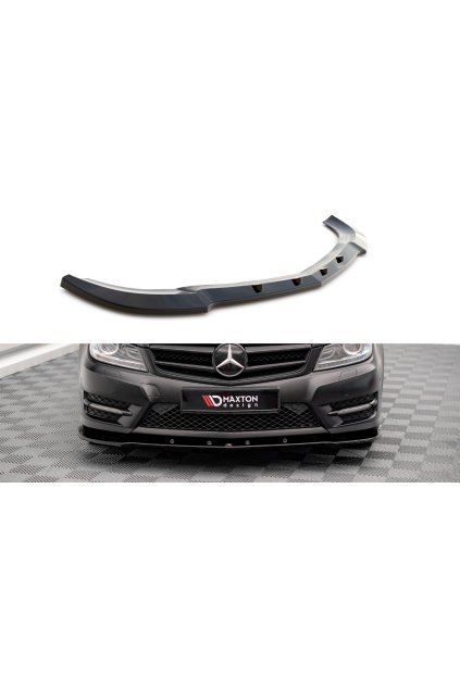 Maxton Design spoiler pod přední nárazník ver.2 pro Mercedes třída C W204/AMG-Line, plast ABS bez povrchové úpravy, Coupe