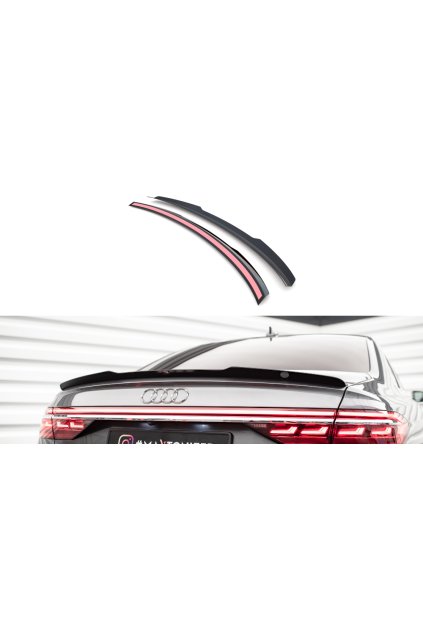 Maxton Design prodloužení spoileru pro Audi S8 D5, carbon-Look