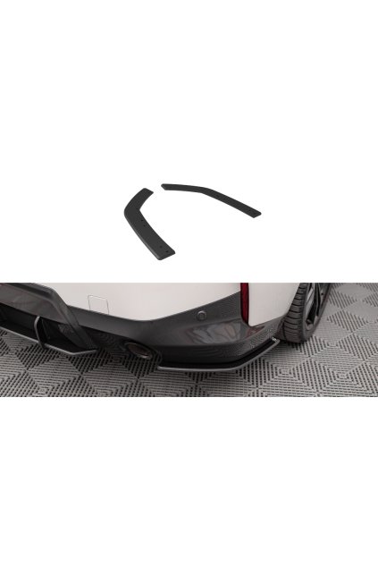 Maxton Design "Street Pro" boční difuzory pod zadní nárazník pro BMW řada 2 G42 M-Pack, plast ABS bez povrchové úpravy