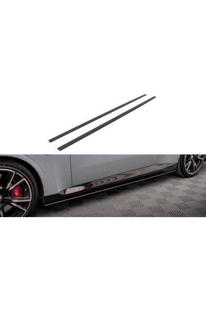 Maxton Design "Street Pro" difuzory pod boční prahy pro BMW řada 2 G42 M240i, G42 M-Pack, plast ABS bez povrchové úpravy