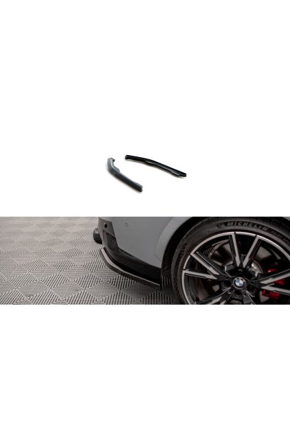 Maxton Design boční difuzory pod zadní nárazník ver.2 pro BMW řada 2 G42 M240i, carbon-Look