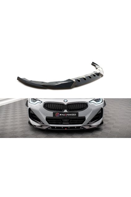 Maxton Design spoiler pod přední nárazník ver.2 pro BMW řada 2 G42 M240i, G42 M-Pack, plast ABS bez povrchové úpravy