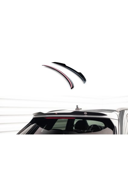 Maxton Design prodloužení spoileru pro Audi Q3 F3 S-Line, carbon-Look