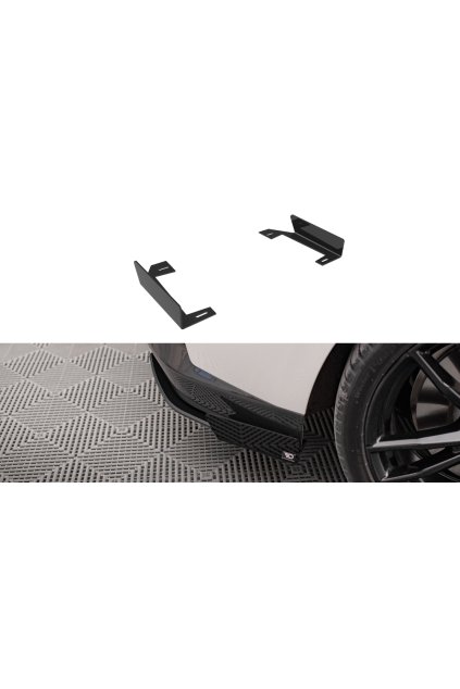 Maxton Design křidélka bočních difuzorů zad. nárazníku pro BMW řada 2 G42 M-Pack, černý lesklý plast ABS