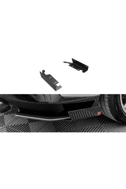 Maxton Design křidélka bočních difuzorů zad. nárazníku pro BMW řada 2 G42 M240i, černý lesklý plast ABS