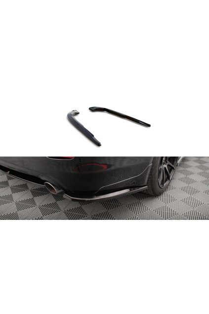 Maxton Design boční difuzory pod zadní nárazník pro Infiniti Q50 S Mk1, carbon-Look