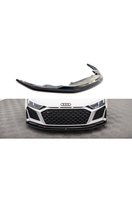 Maxton Design spoiler pod přední nárazník ver.2 pro Audi R8 Mk2 Facelift, carbon-Look
