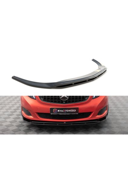 Maxton Design spoiler pod přední nárazník ver.4 pro Mercedes třída V W447, carbon-Look