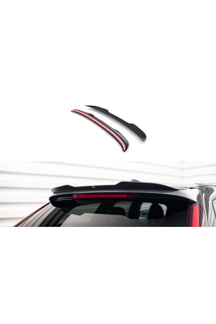 Maxton Design prodloužení spoileru pro Volvo V90 Mk2 R-Design, carbon-Look