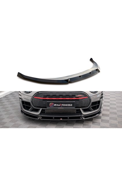 Maxton Design spoiler pod přední nárazník ver.3 pro Mini Clubman F54 John Cooper Works, carbon-Look