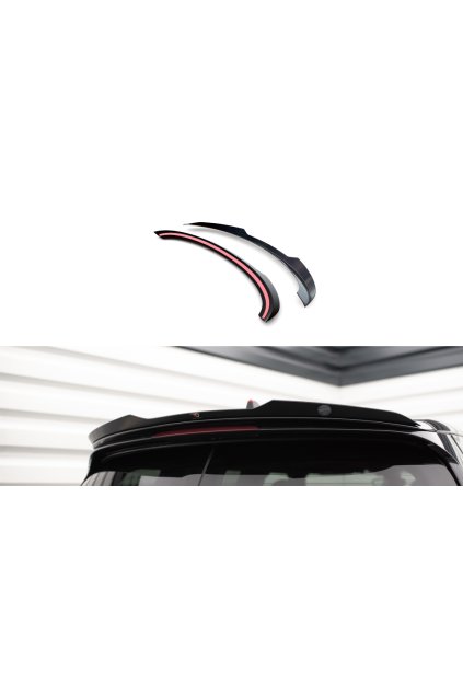 Maxton Design prodloužení spoileru pro Mini Clubman F54 Facelift John Cooper Works, carbon-Look