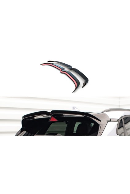 Maxton Design prodloužení spoileru pro Hyundai Kona N Mk1, černý lesklý plast ABS