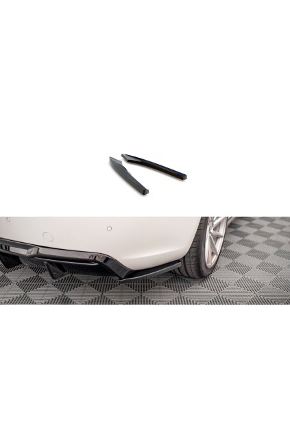 Maxton Design boční difuzory pod zadní nárazník pro Audi A5 8T FL, carbon-Look, Coupe