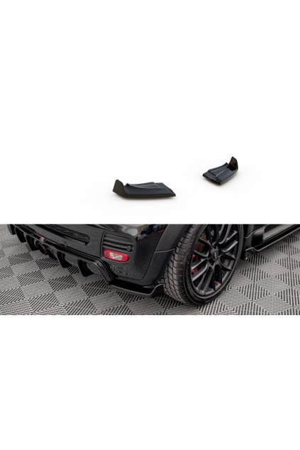 Maxton Design boční difuzory pod zadní nárazník ver.3 pro Mini Cooper R56 JCW, carbon-Look