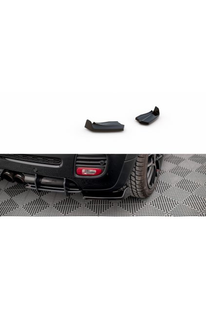 Maxton Design boční difuzory pod zadní nárazník ver.2 pro Mini Cooper R56 JCW, carbon-Look