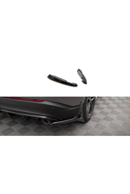 Maxton Design boční difuzory pod zadní nárazník ver.2 pro Ford Edge Mk2 /Standard, carbon-Look