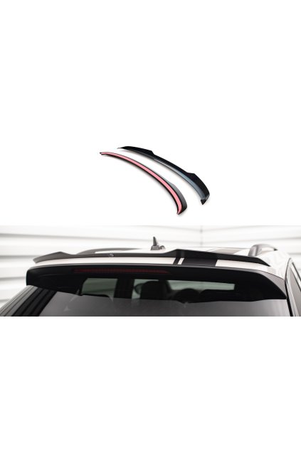 Maxton Design prodloužení spoileru pro Volkswagen T-roc R Mk1, černý lesklý plast ABS