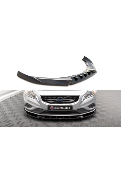 Maxton Design spoiler pod přední nárazník pro Volvo S60 Mk2, carbon-Look, R-Design