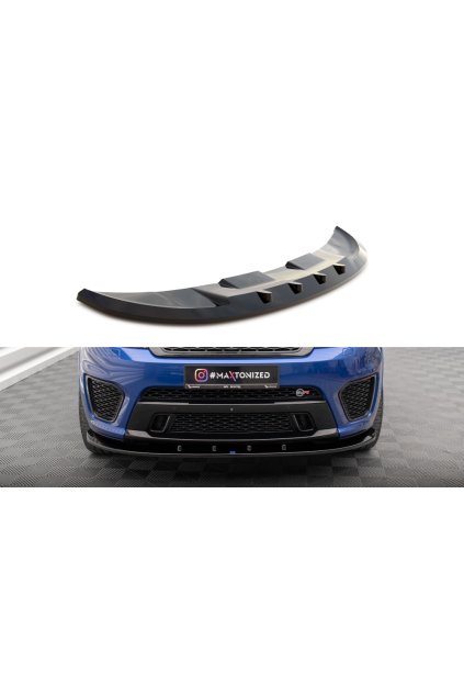 Maxton Design spoiler pod přední nárazník pro Land rover Range Rover Sport Mk2 SVR, carbon-Look