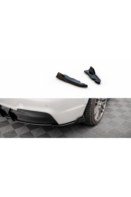 Maxton Design boční difuzory pod zadní nárazník pro BMW X3 F25 M-Pack, carbon-Look