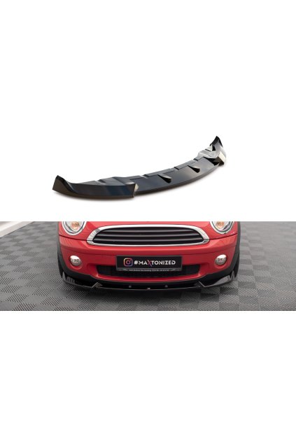 Maxton Design spoiler pod přední nárazník pro Mini One R56, carbon-Look