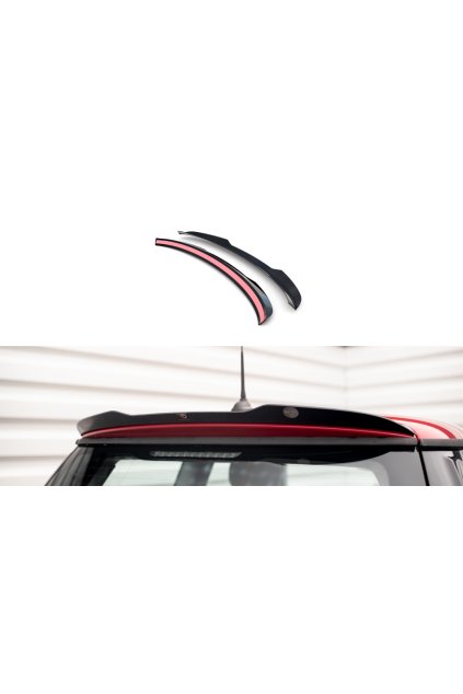 Maxton Design prodloužení spoileru pro Mini One R56, černý lesklý plast ABS