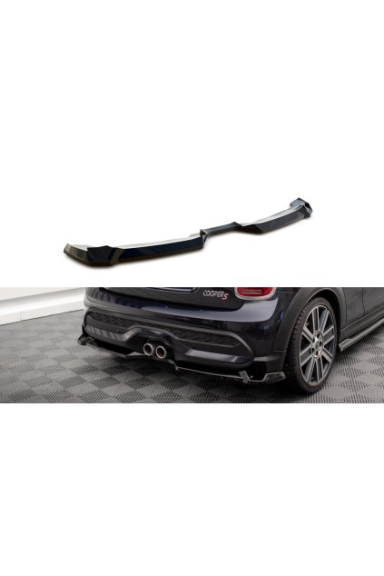 Maxton Design středový spoiler zadního nárazníku pro Mini Cooper F56 Facelift, carbon-Look
