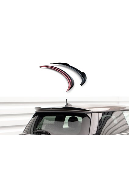 Maxton Design prodloužení spoileru pro Mini Cooper F56 Facelift, carbon-Look