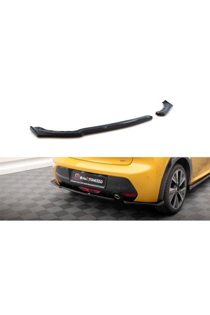 Maxton Design boční difuzory pod zadní nárazník pro Peugeot 208 GT Mk2, carbon-Look
