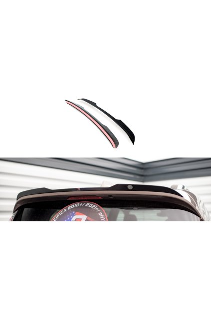 Maxton Design prodloužení spoileru pro Chrysler Pacifica Mk2, černý lesklý plast ABS