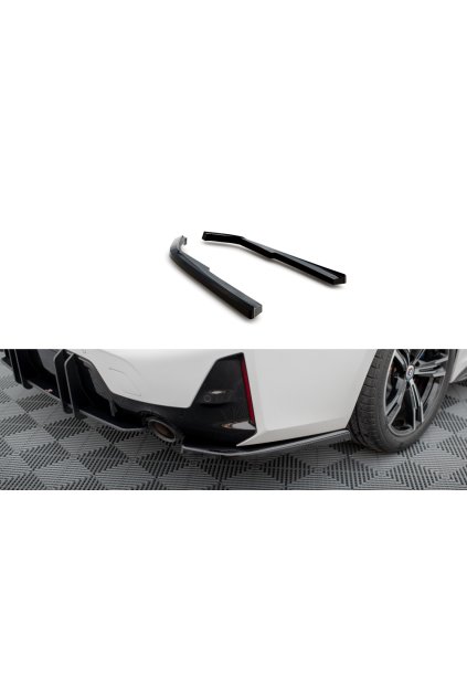Maxton Design boční difuzory pod zadní nárazník pro BMW řada 3 G20 Facelift M-Pack, G21 Facelift M-Pack, carbon-Look