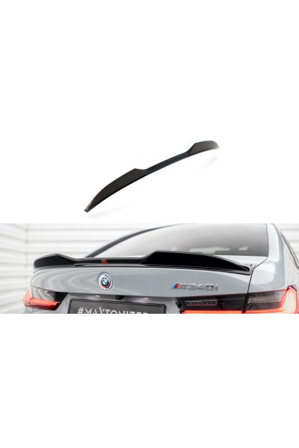 Maxton Design prodloužení spoileru 3d pro BMW řada 3 G20 Facelift M340i, G20 Facelift M-Pack, carbon-Look
