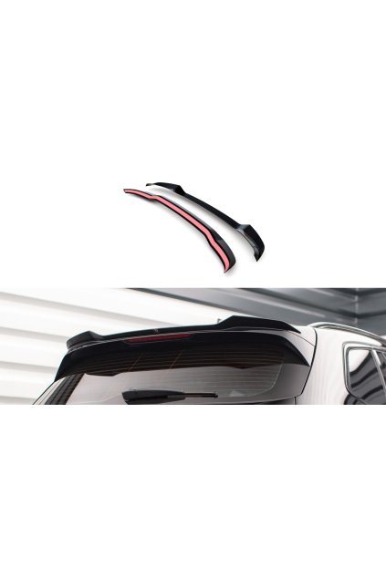 Maxton Design prodloužení spoileru pro BMW X3 G01, černý lesklý plast ABS