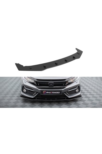 Maxton Design "Street Pro" spoiler pod přední nárazník pro Honda Civic Mk10 Sport, plast ABS bez povrchové úpravy